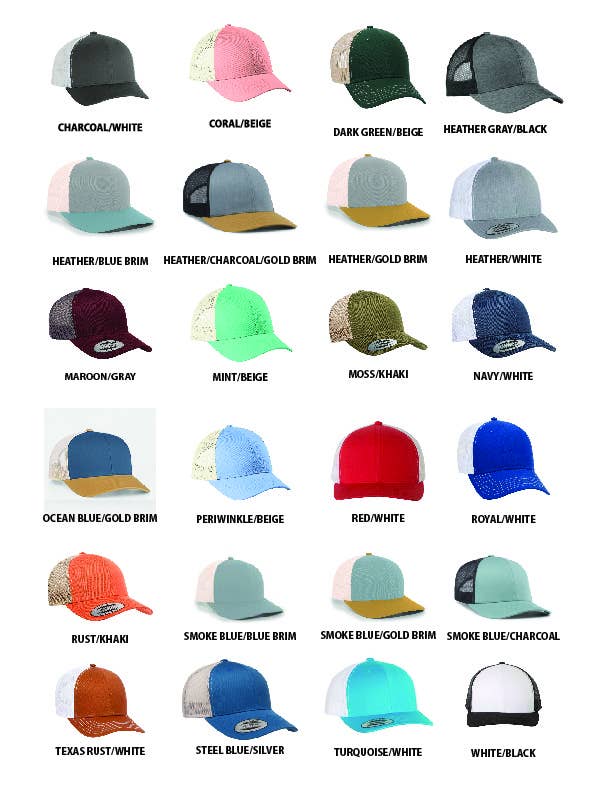 State Sunshine leather patch hat side view