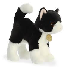 Aurora Tuxedo Cat plush stuffed animal toy