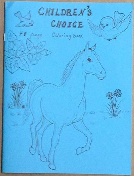 Levi L. Mast large coloring book farm scene