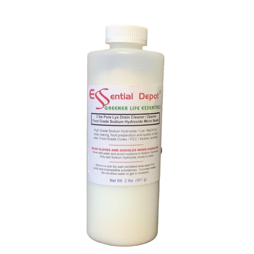Essential Depot 2 lbs pure lye for soap making