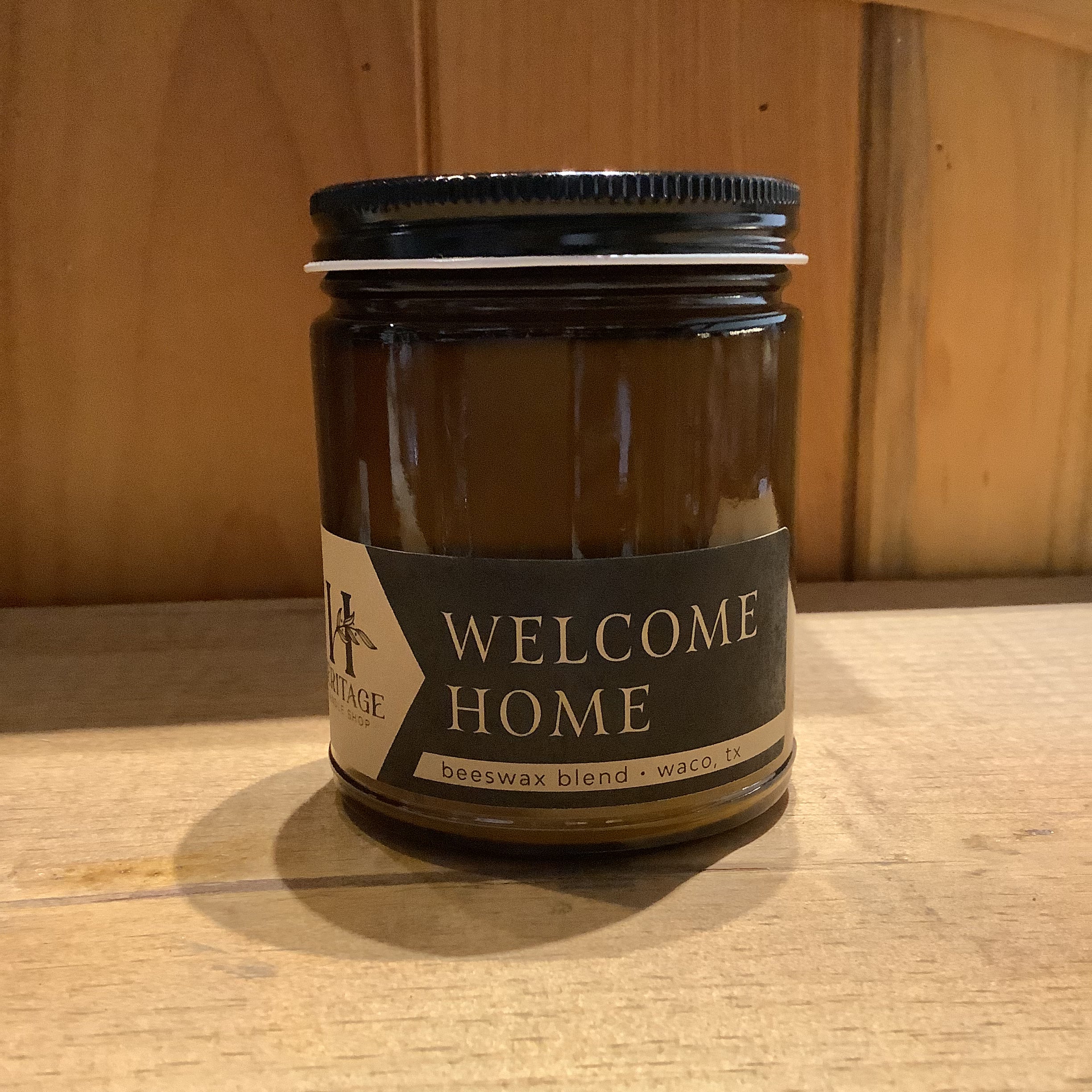Heritage Candle Shop 9oz amber jar candle variant