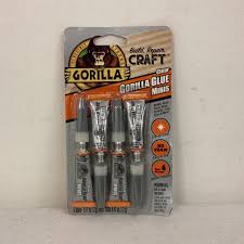 Gorilla - Clear Gorilla Glue Minis 4 Tubes 0.11 fl oz each