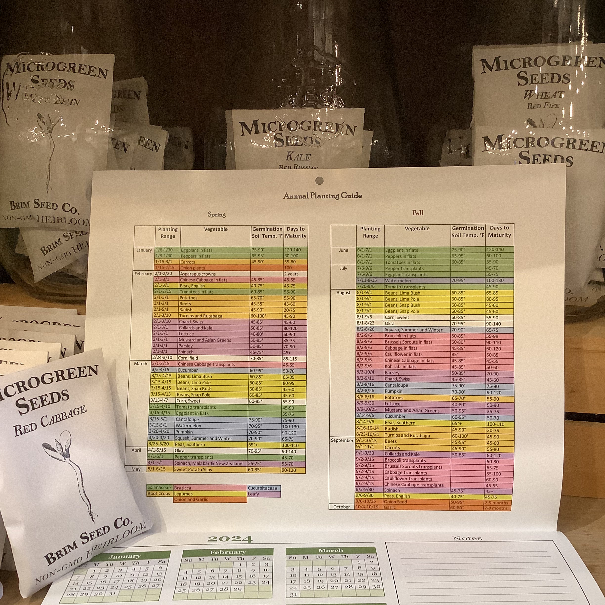 Brim Seed - 2026 Lunar Planting Calendar