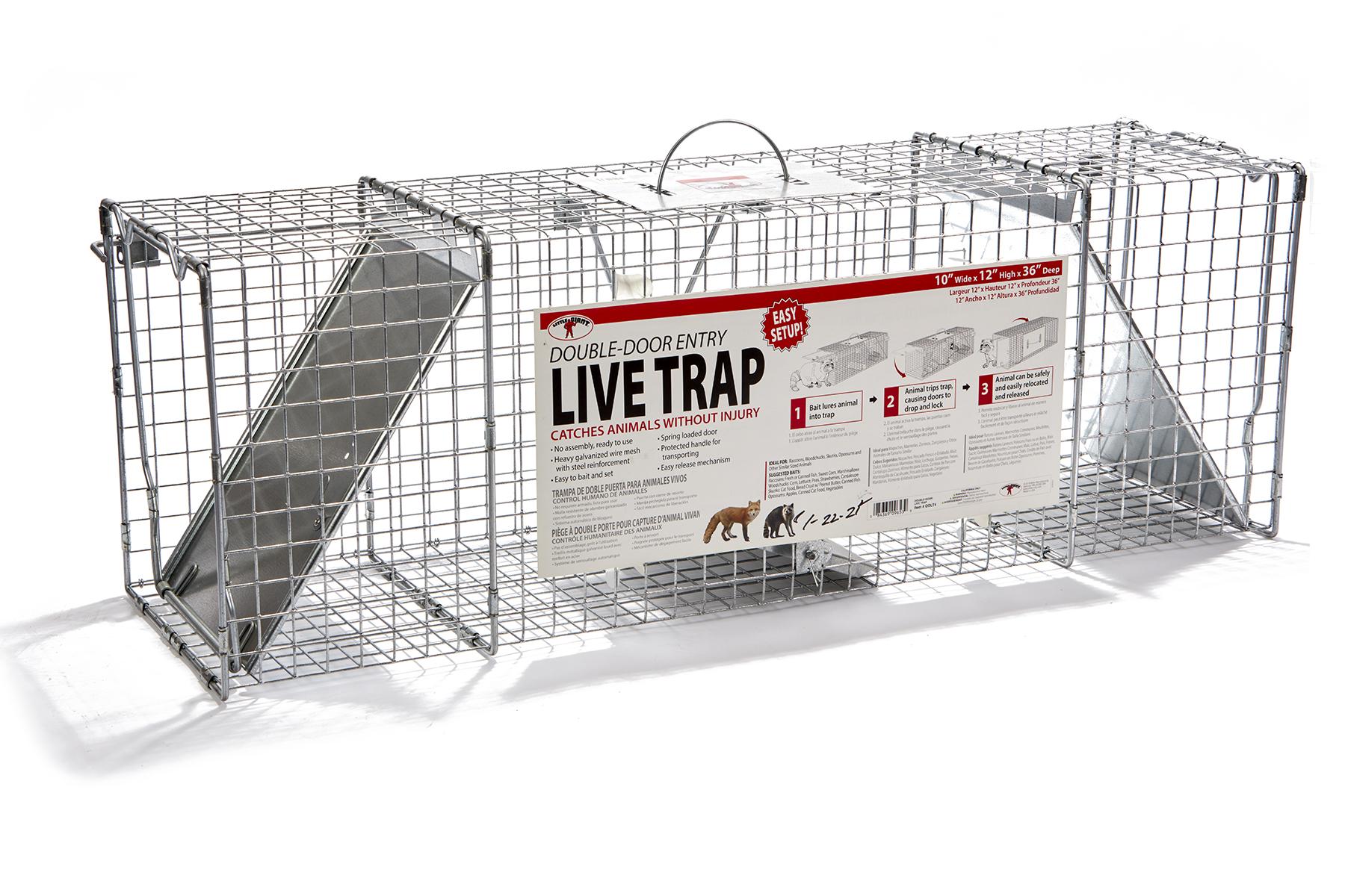 Little Giant double door live animal trap