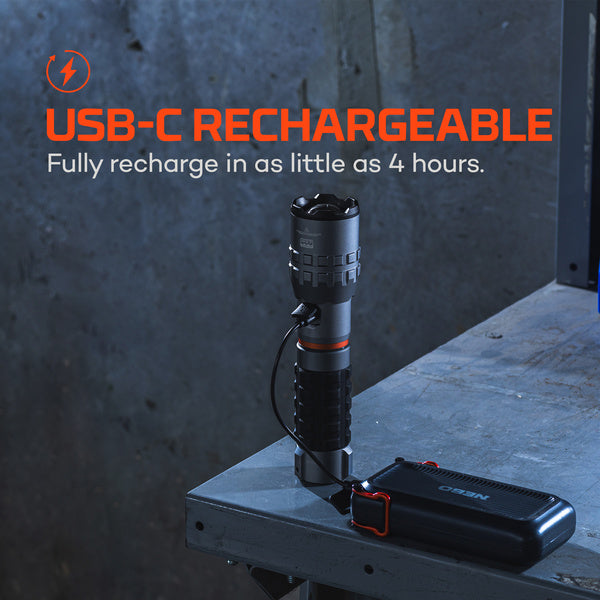 Nebo Slyde King 4K flashlight packaging back details