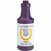 Red Cell Iron Rich liquid supplement for horses