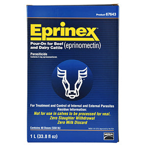 Eprinex pour-on cattle parasiticide 1 liter bottle