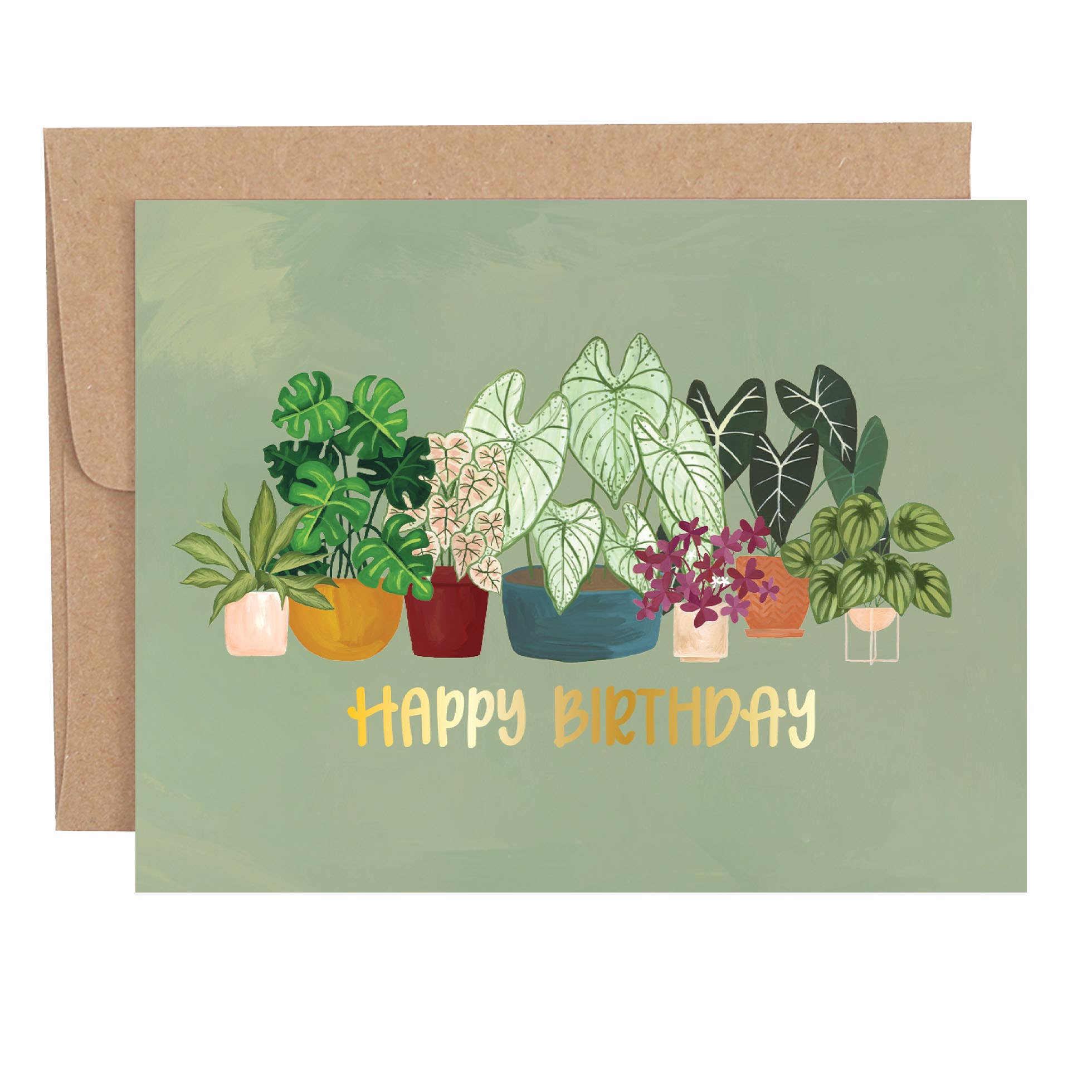 Greenhouse greeting card box set individual card design