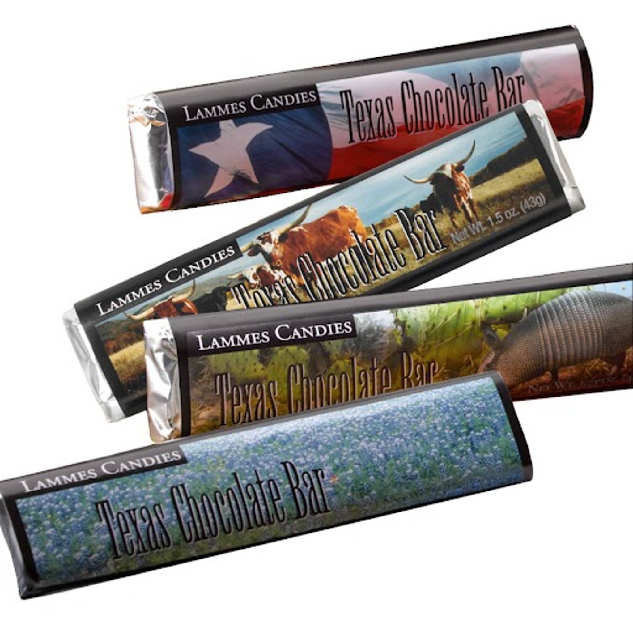 Texas Theme Milk Chocolate Bars front packaging