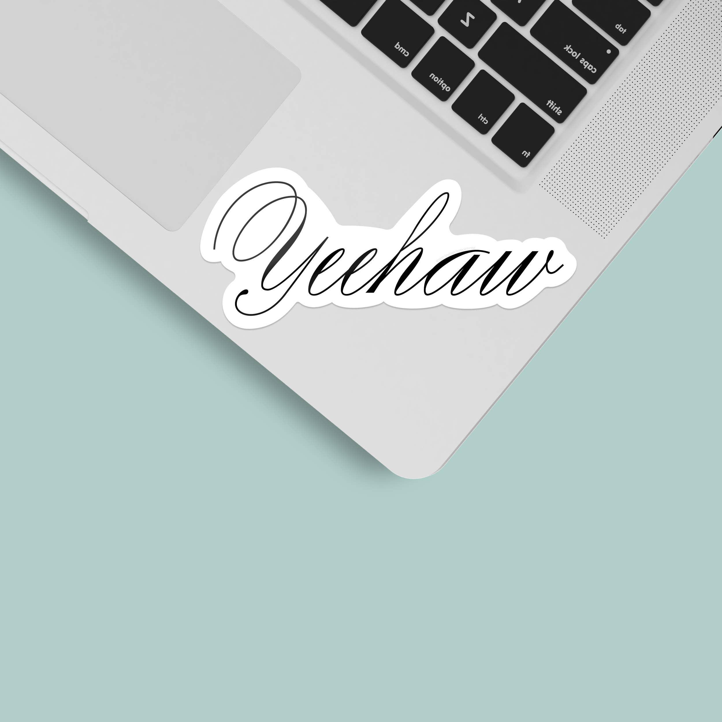 Yeehaw Sticker, Southern & Western Cowboy Vinyl Decals