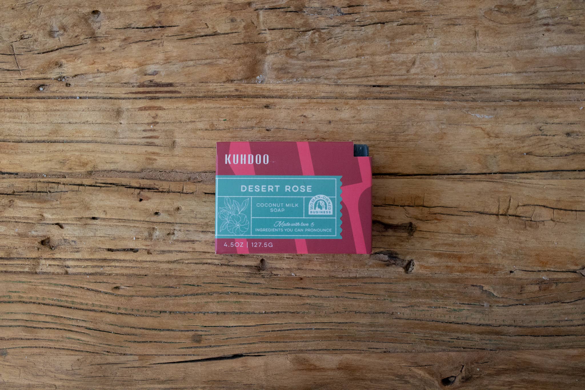 Desert Rose Bar Soap packaging