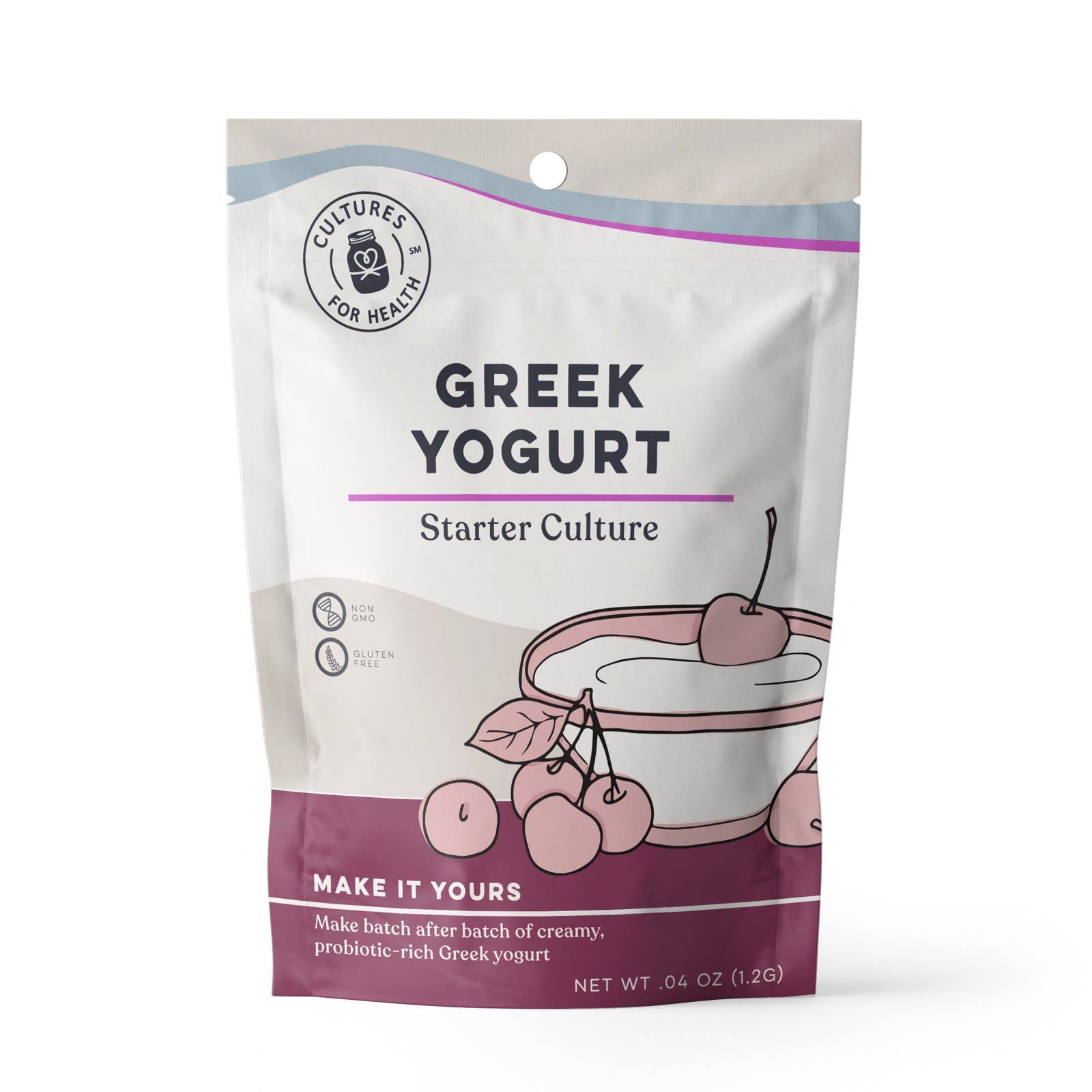 Greek Yogurt Starter Culture packet for homemade yogurt