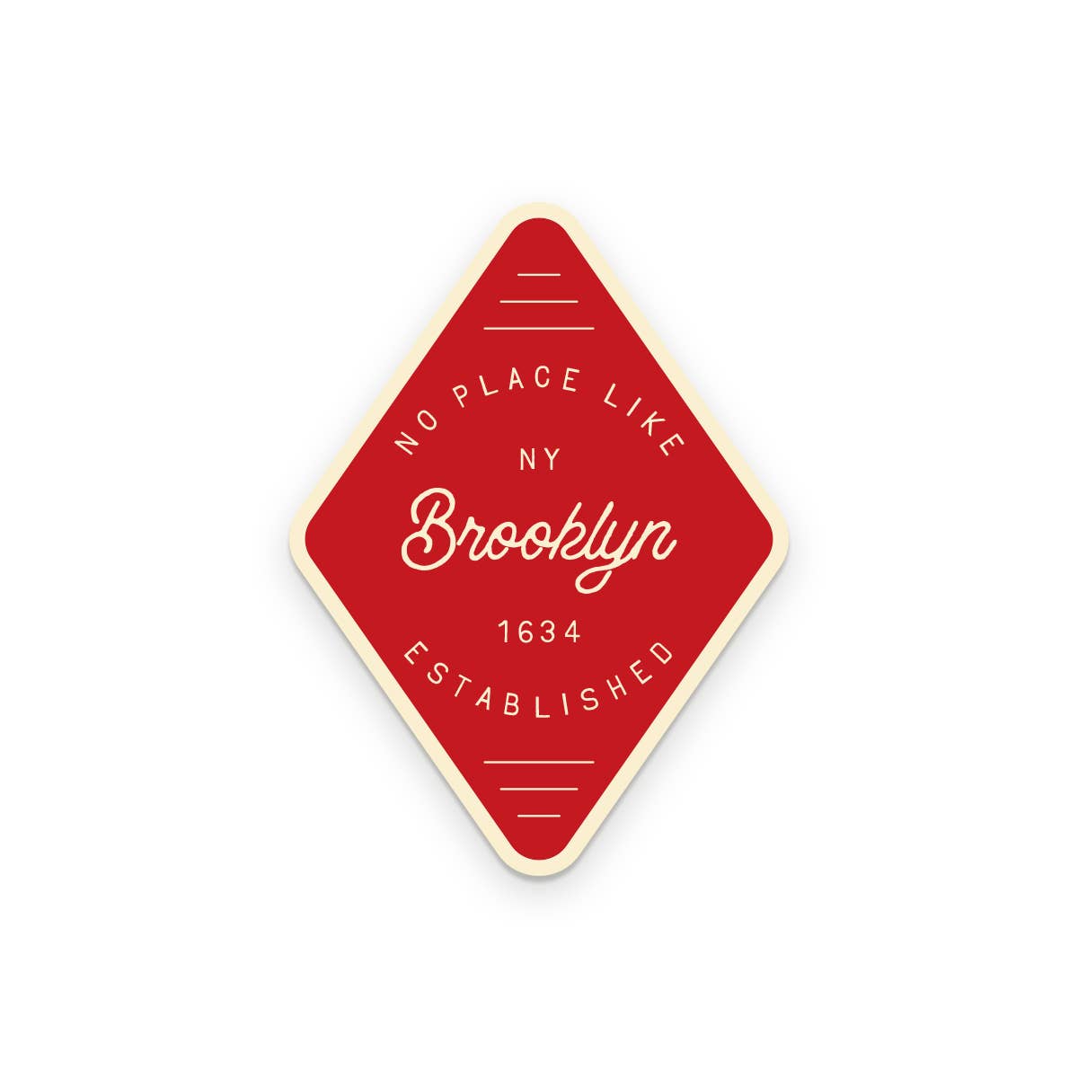 Custom City No Place Like vinyl sticker alternate color