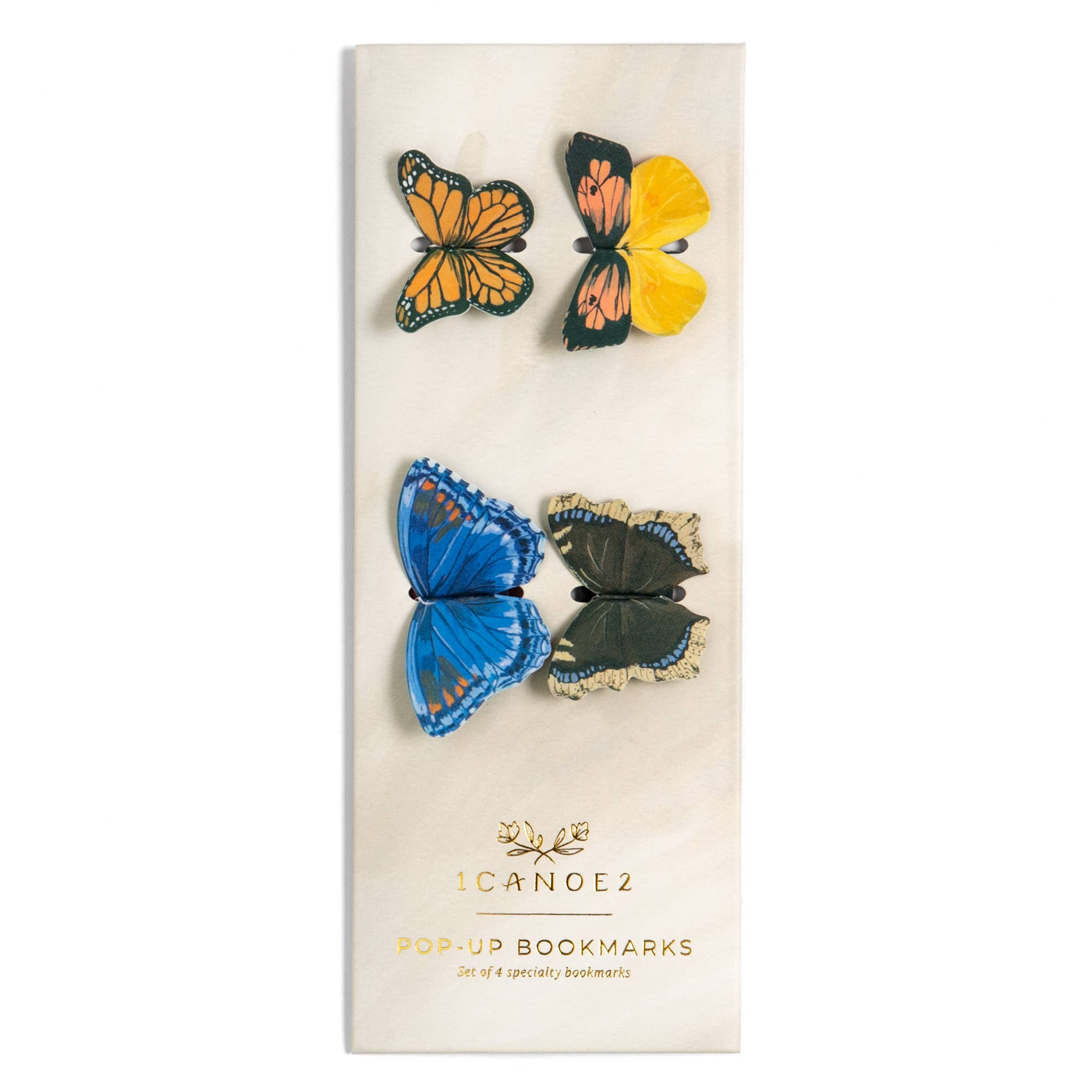 Butterfly Pop-up Bookmark Set of 4