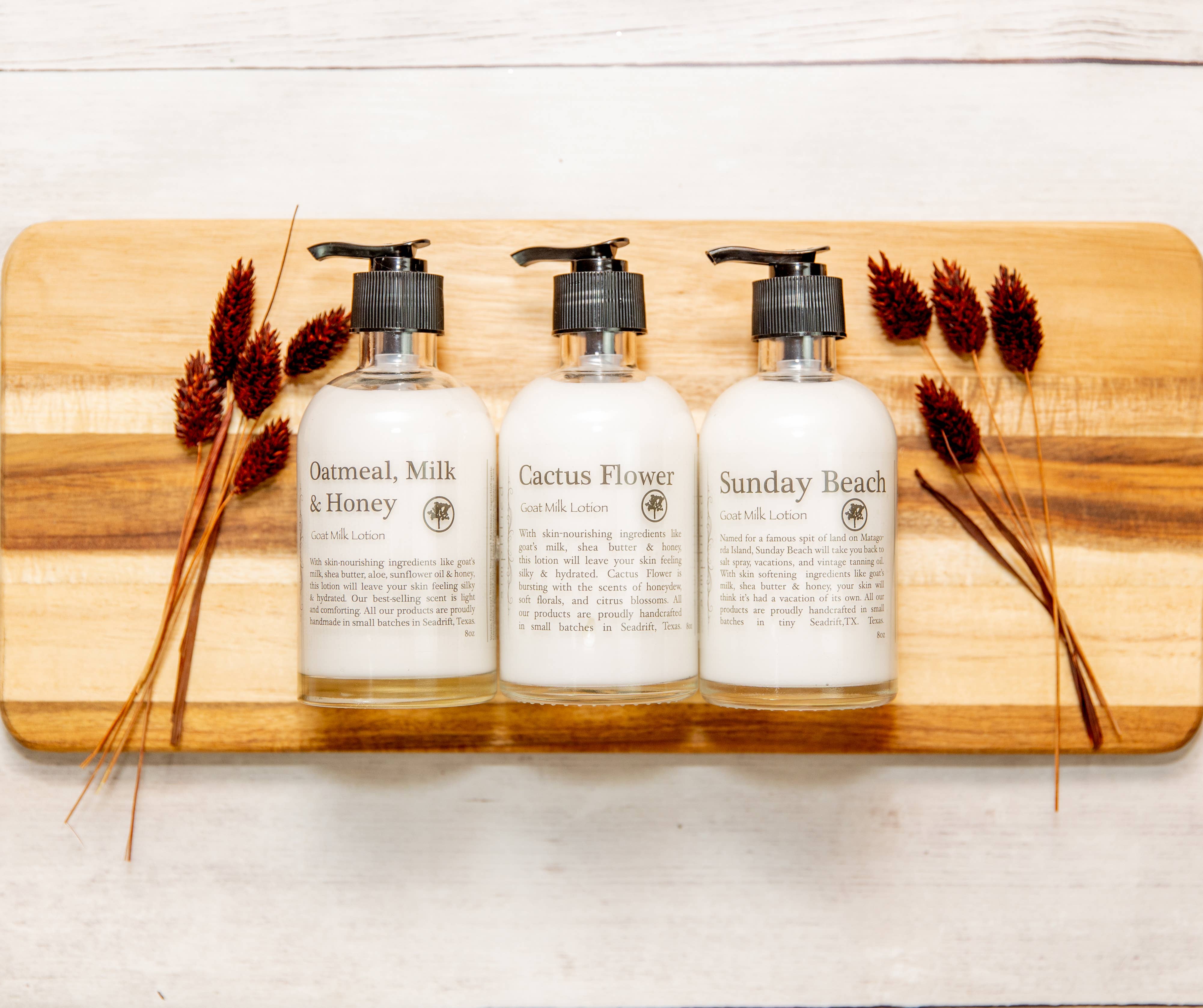 8oz Goat Milk Lotion: Coconut Lime Verbena