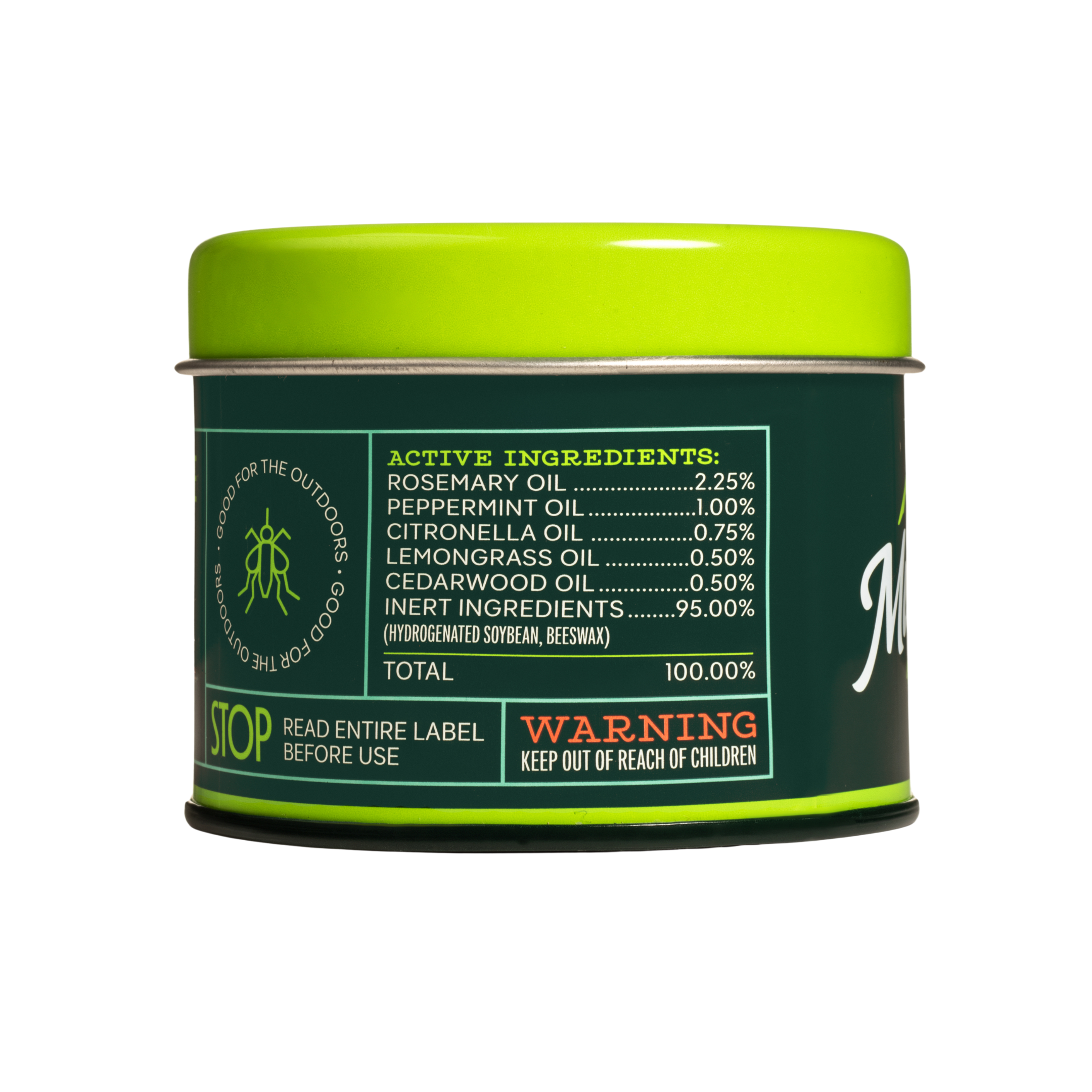 Mosquito repellent candle 3.5 oz ingredients detail