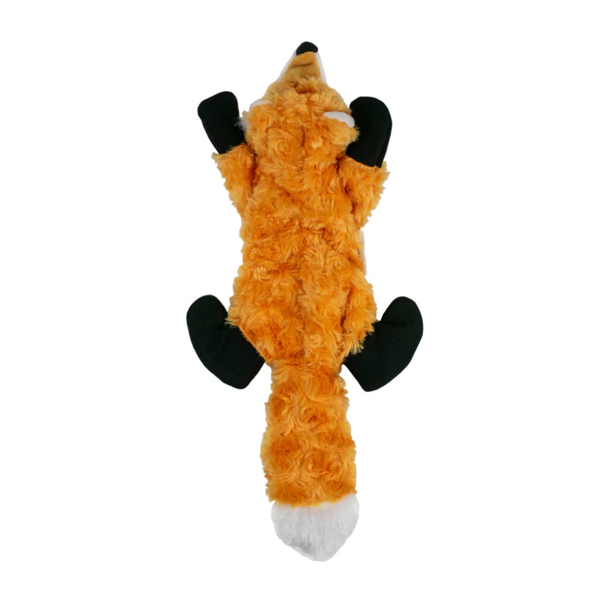 Tall Tails Stuffless Fox Squeaker Dog Toy flat design