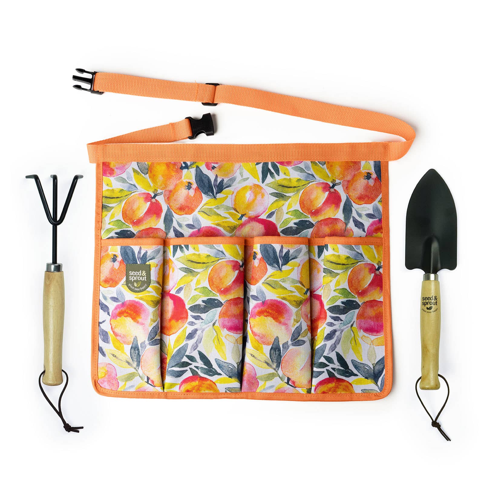 Seed & Sprout gardening tools open stock close-up