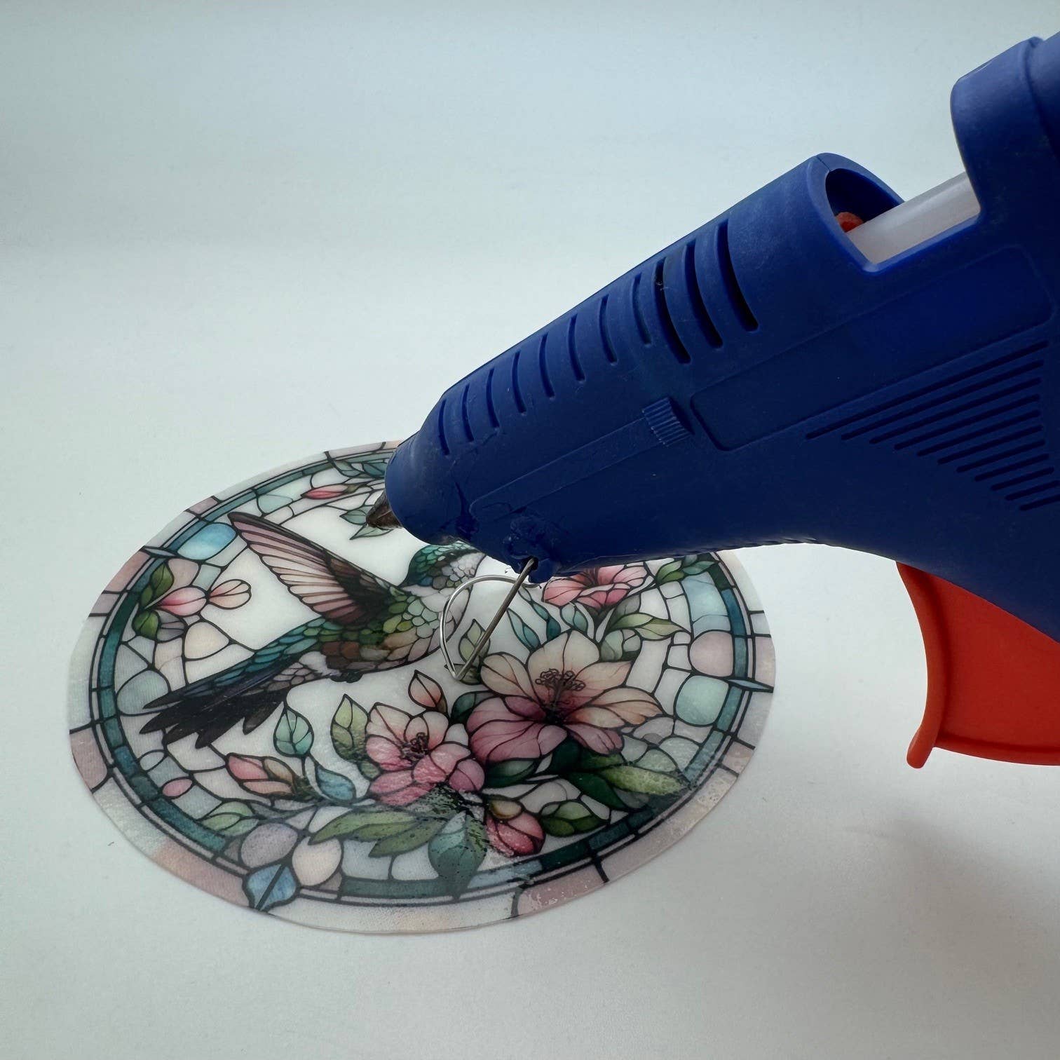 Hummingbird-Stained Glass