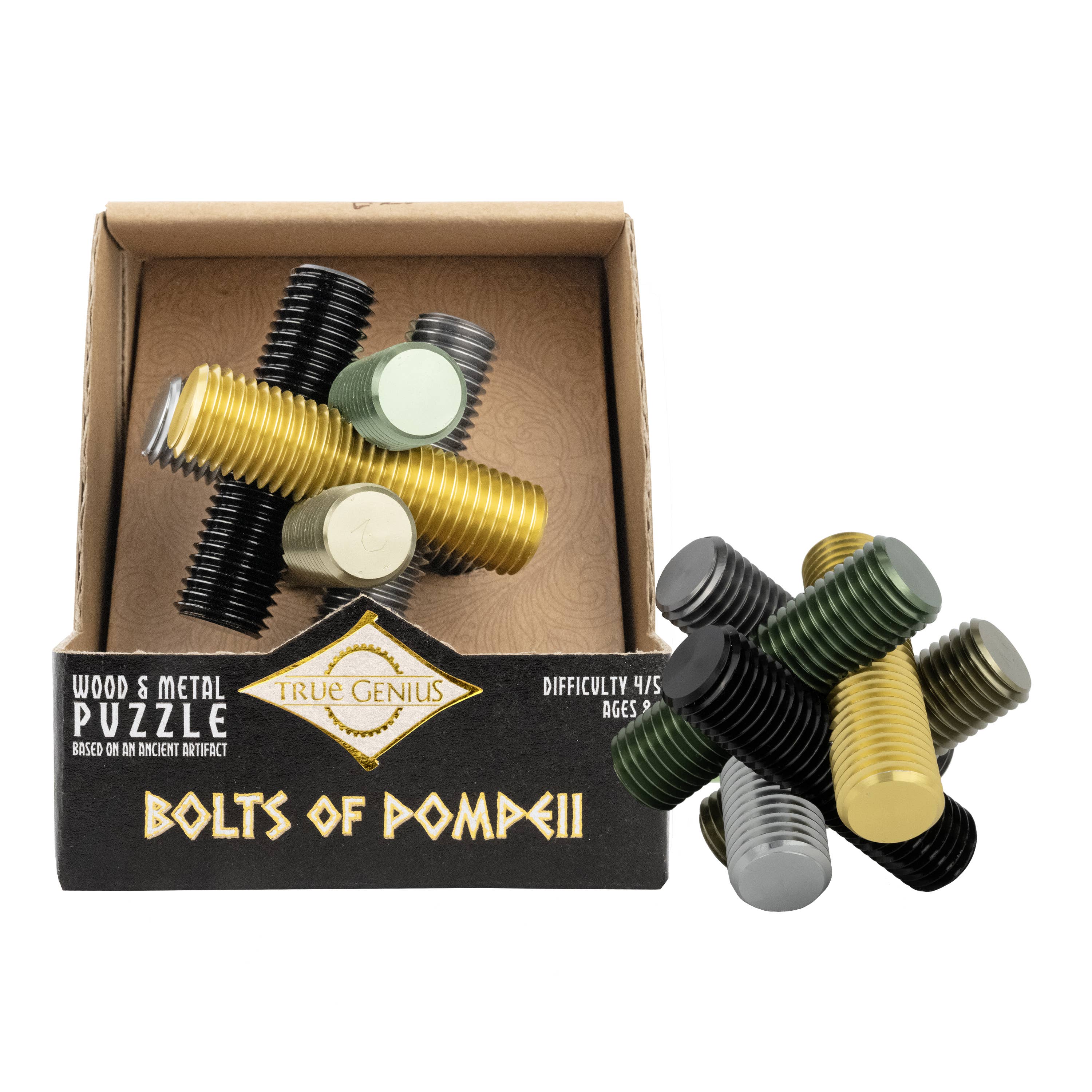 Bolts of Pompeii Brainteaser alternate angle view
