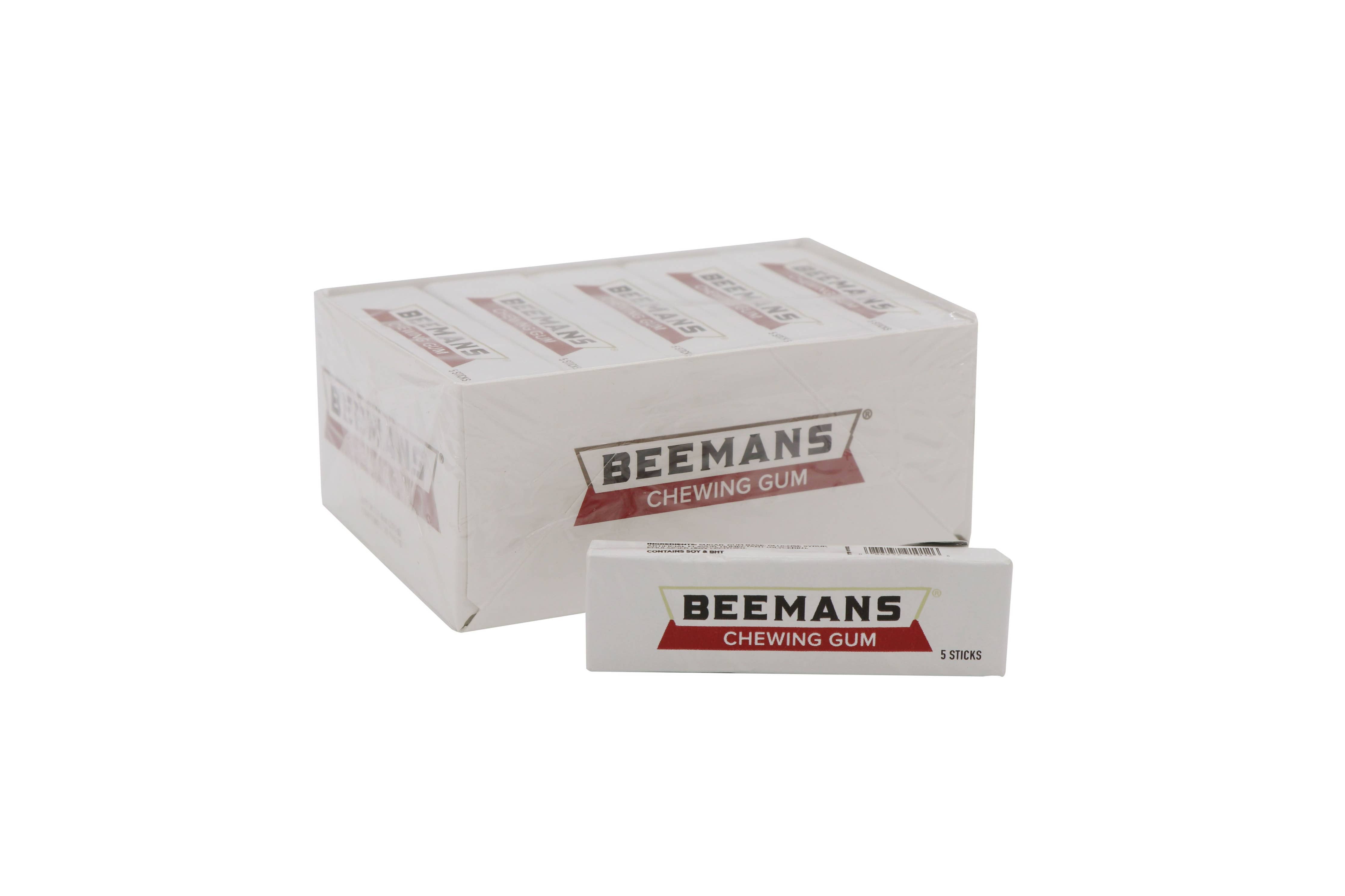 Beeman's chewing gum 20-count nostalgic display case