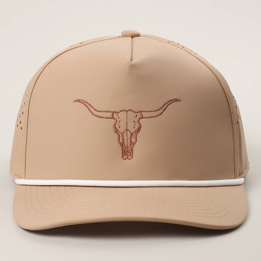 LONG HORN Embroidered Premium Materials Trucker Hat