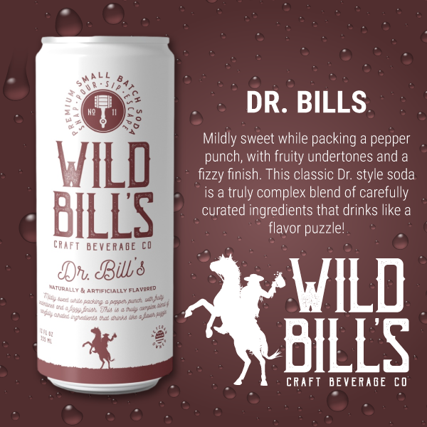 Wild Bill's - Dr. Bill's Premium Cane Sugar Soda Can