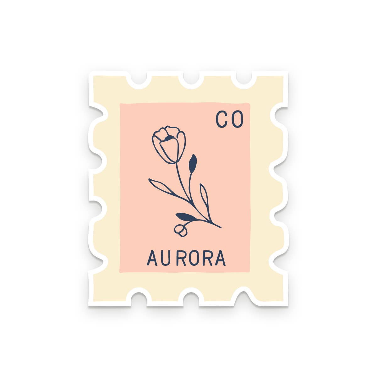Waco TX Stamp Sticker