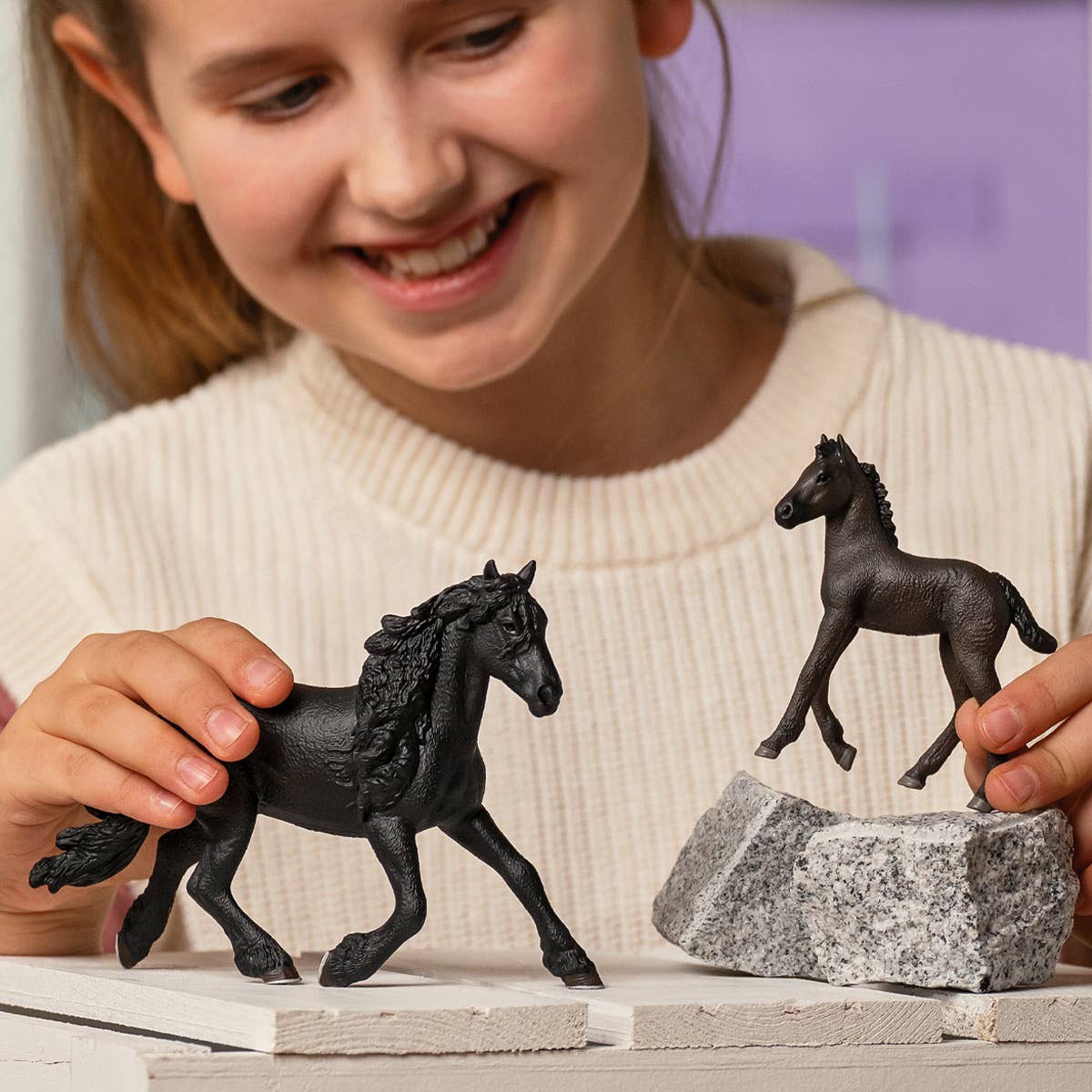 Frisian Stallion Animal Toy