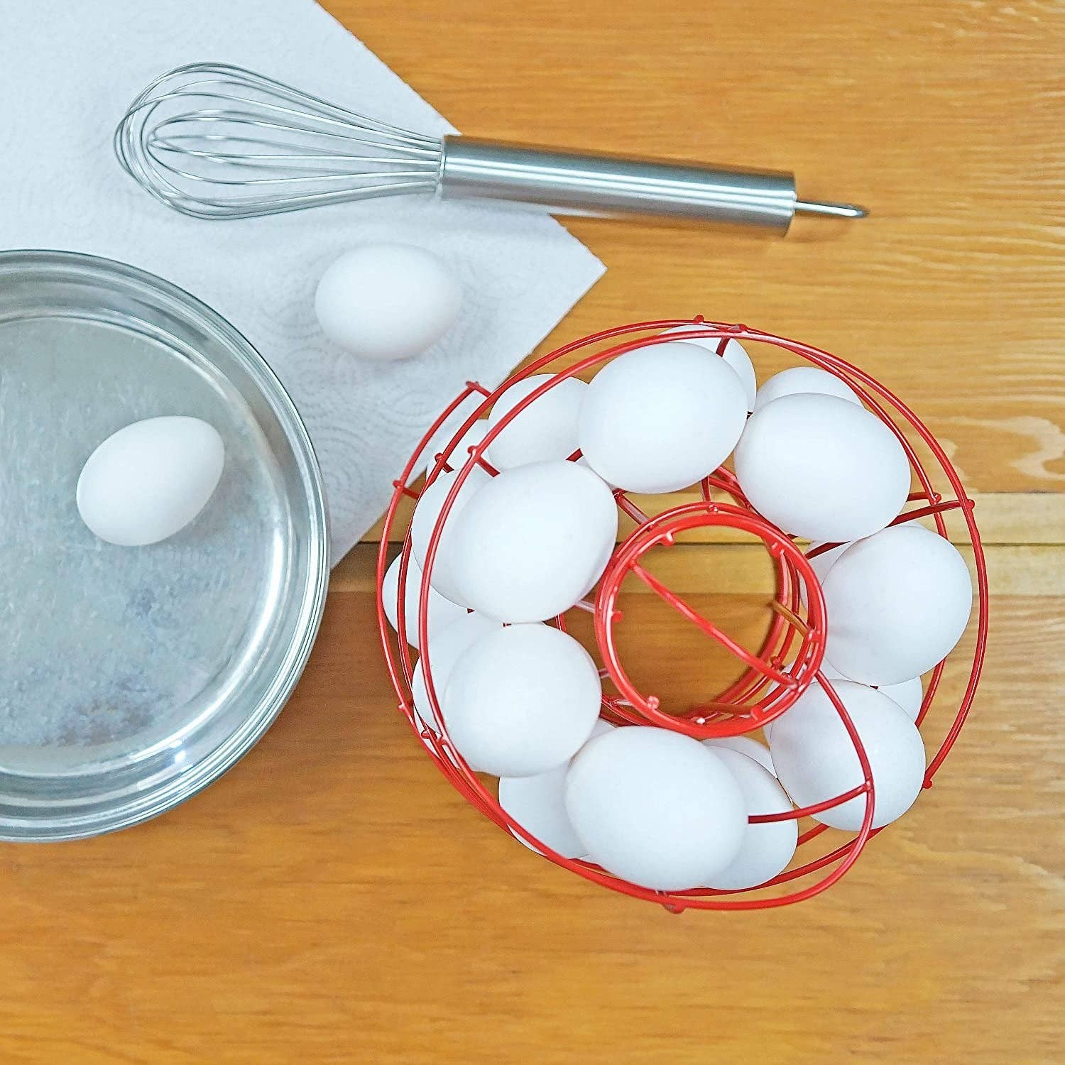 Egg Skelter Spiraling Dispenser Rack