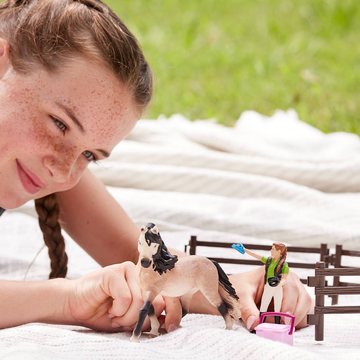 Andalusian Mare Horse Toy Figurine