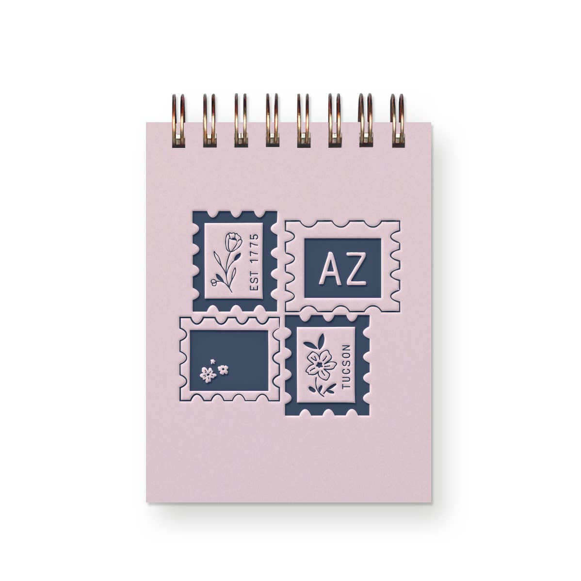 Custom City Stamp Mini Jotter Notebook