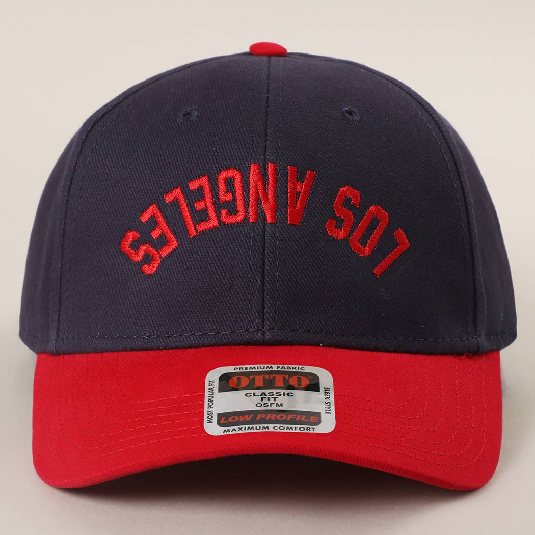 Custom Embroidered OTTO Baseball Cap upside down color option