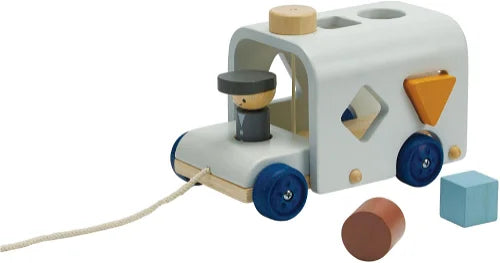PlanToys Orchard Sorting Bus wooden toy