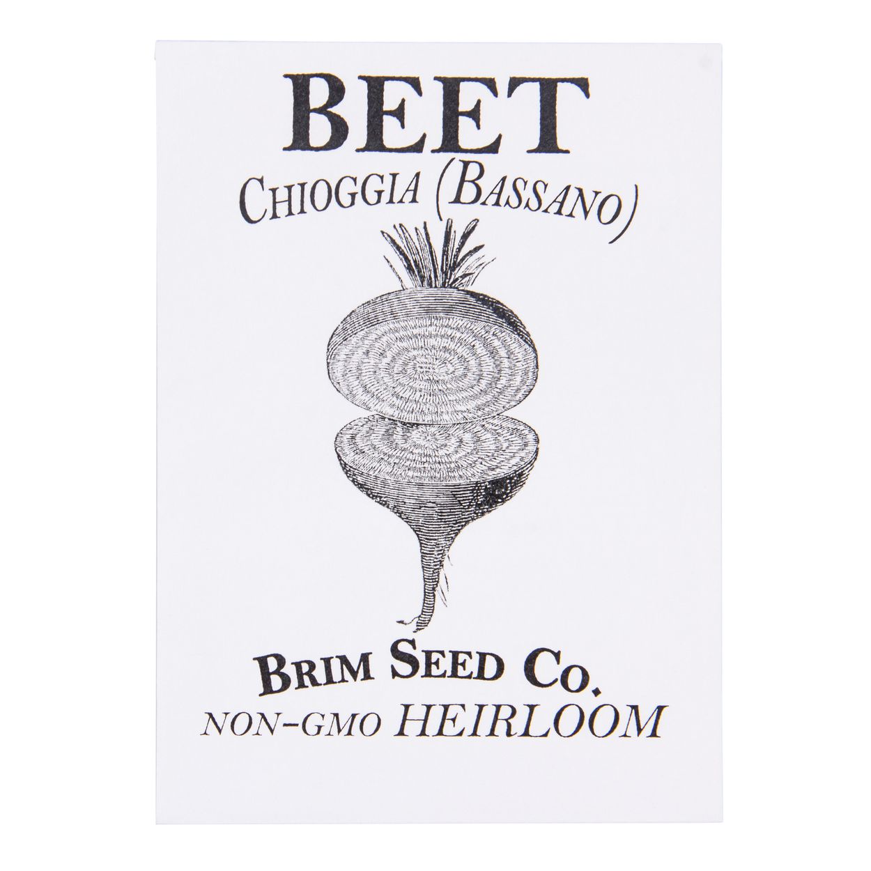 Brim Seed Co. - Chioggia Bassano Beet Heirloom Seed