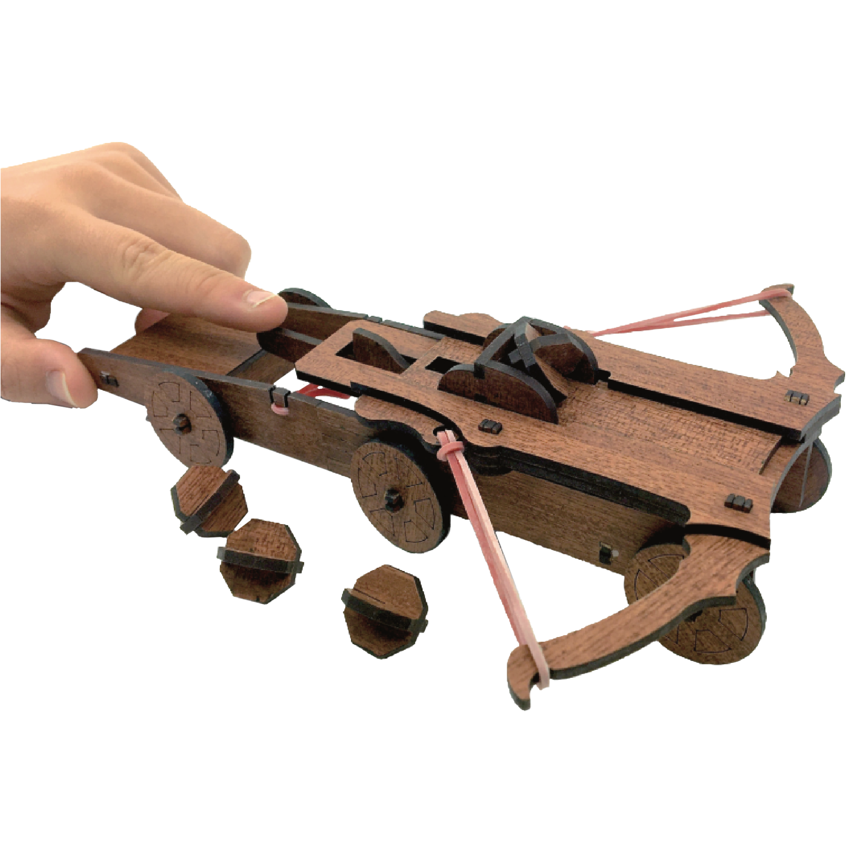 Mini Crossbow : Wooden Engineering Model Building Kit