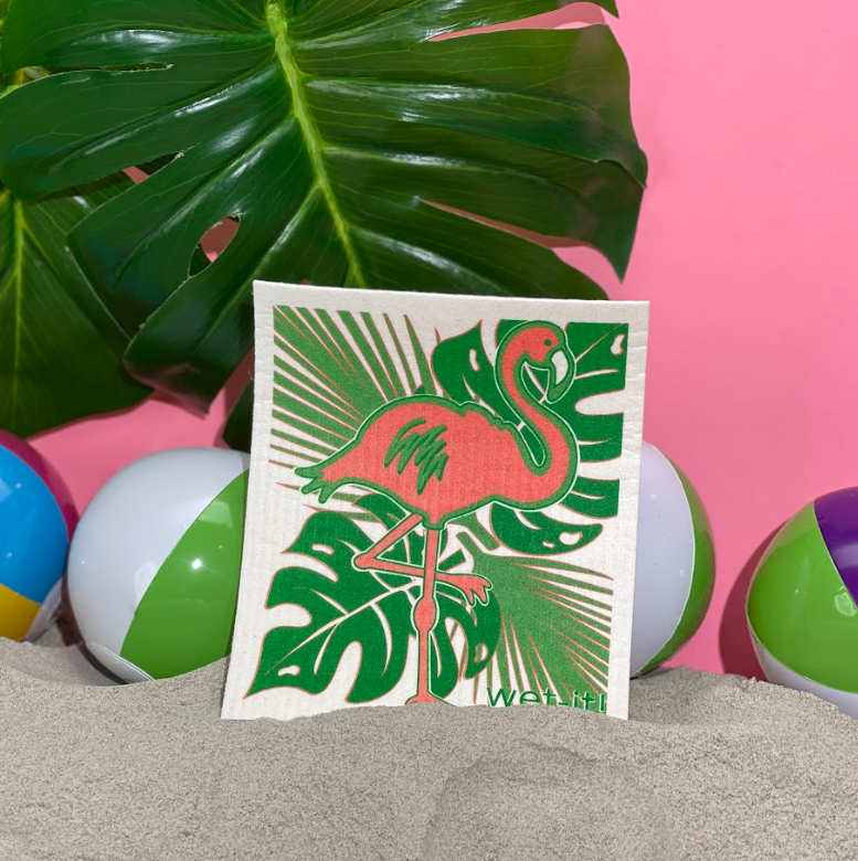 Flamingo Swedish Cloth