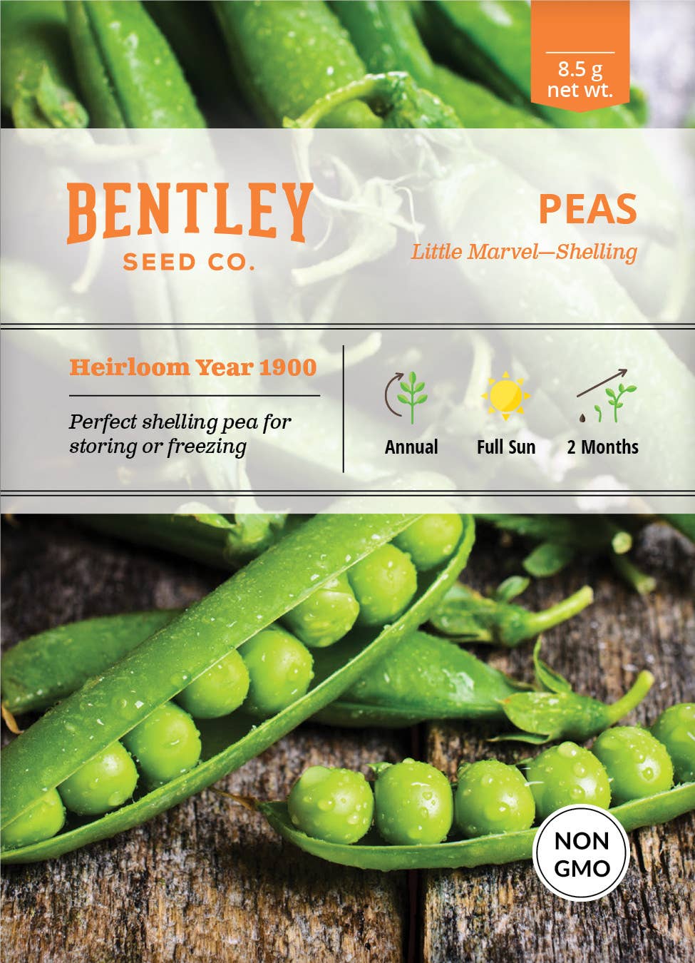 Pea Little Marvel seed packet