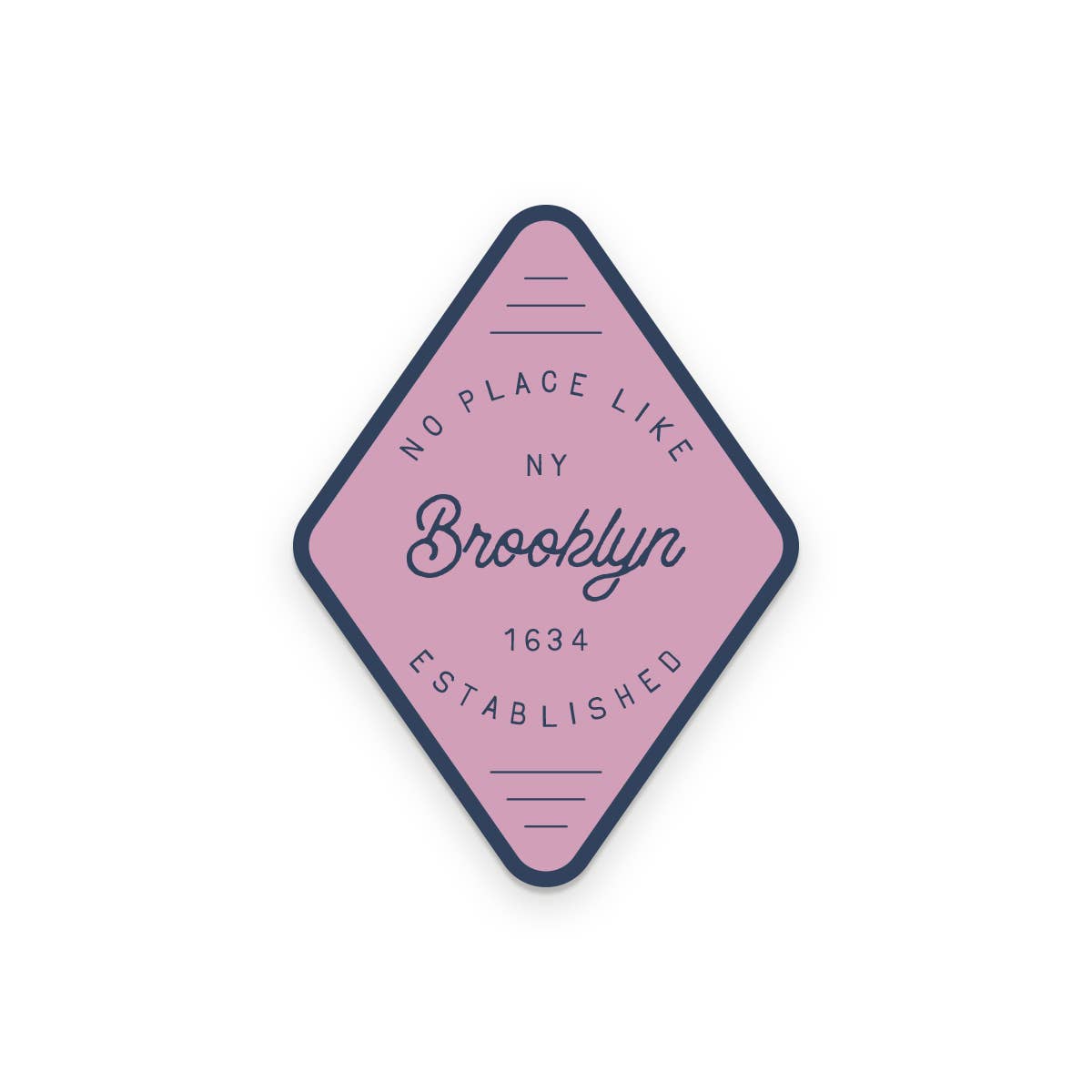 Custom City No Place Like Vinyl Sticker