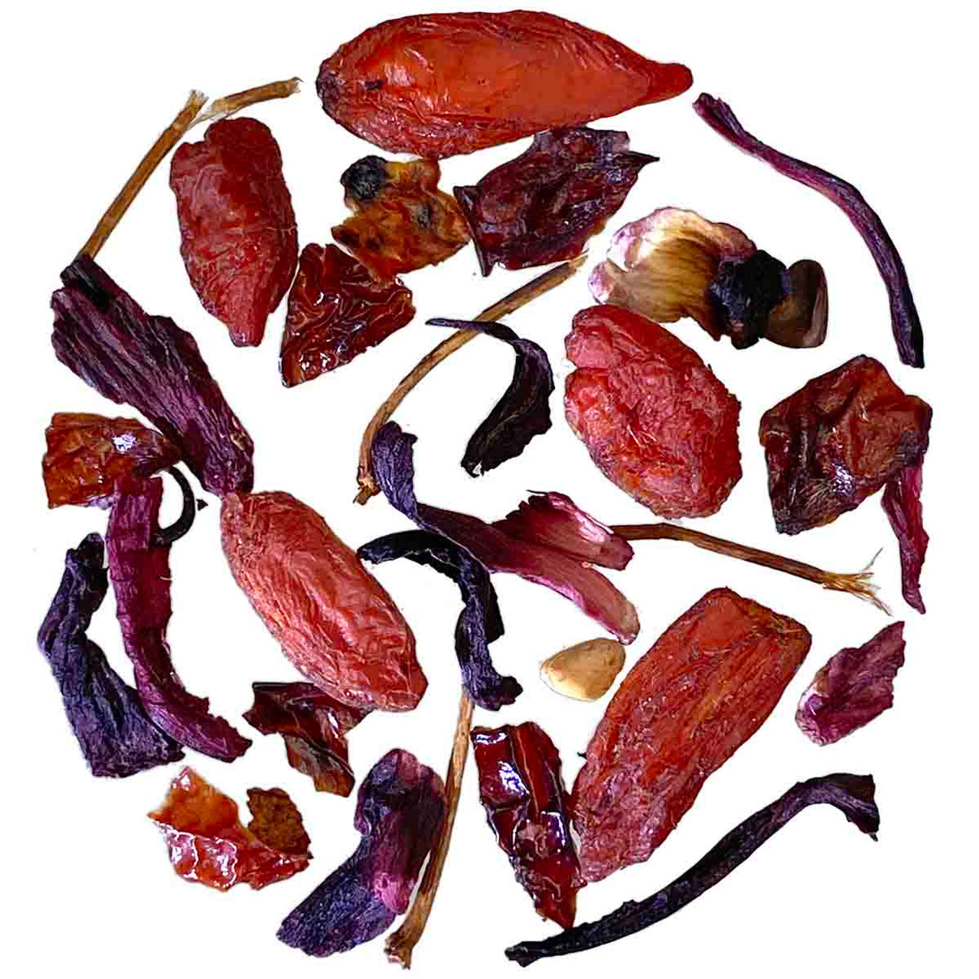 Kai Black Cherry loose leaf tea close-up