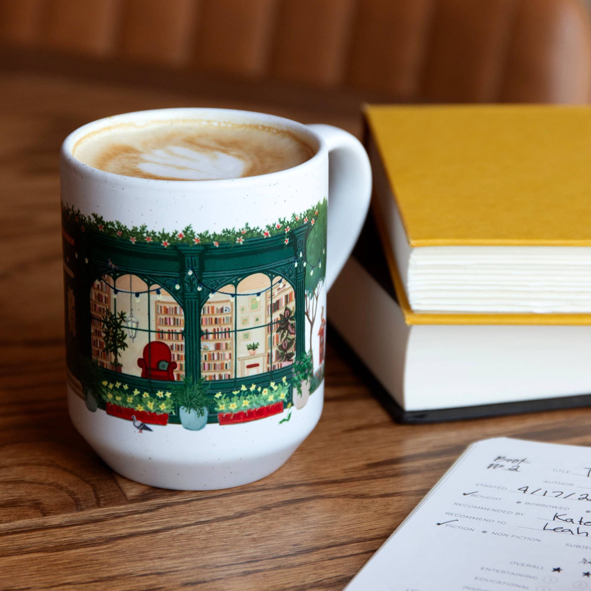 Bookworm Bookstore Ceramic Mug