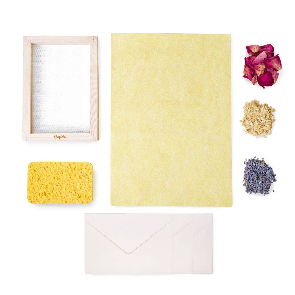 Make Your Own Paper Kit contents and supplies