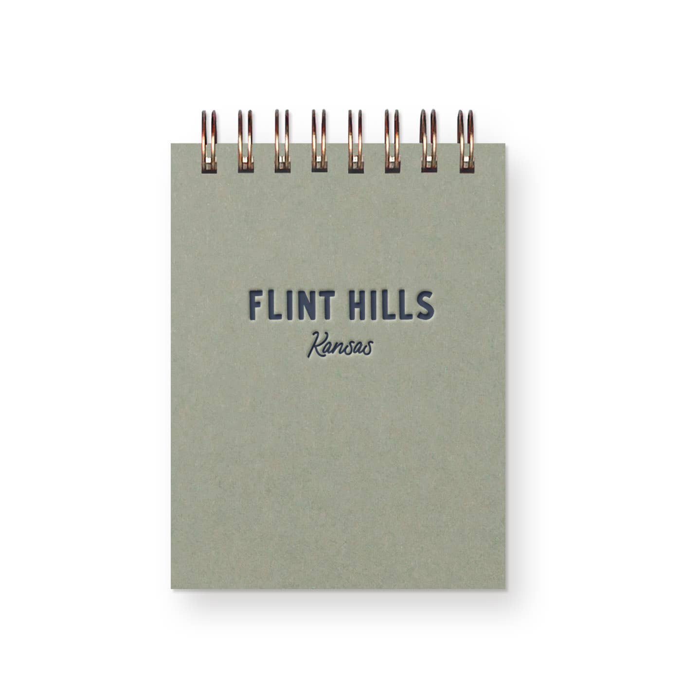 WACO Mini Jotter Notebook styled flat lay view