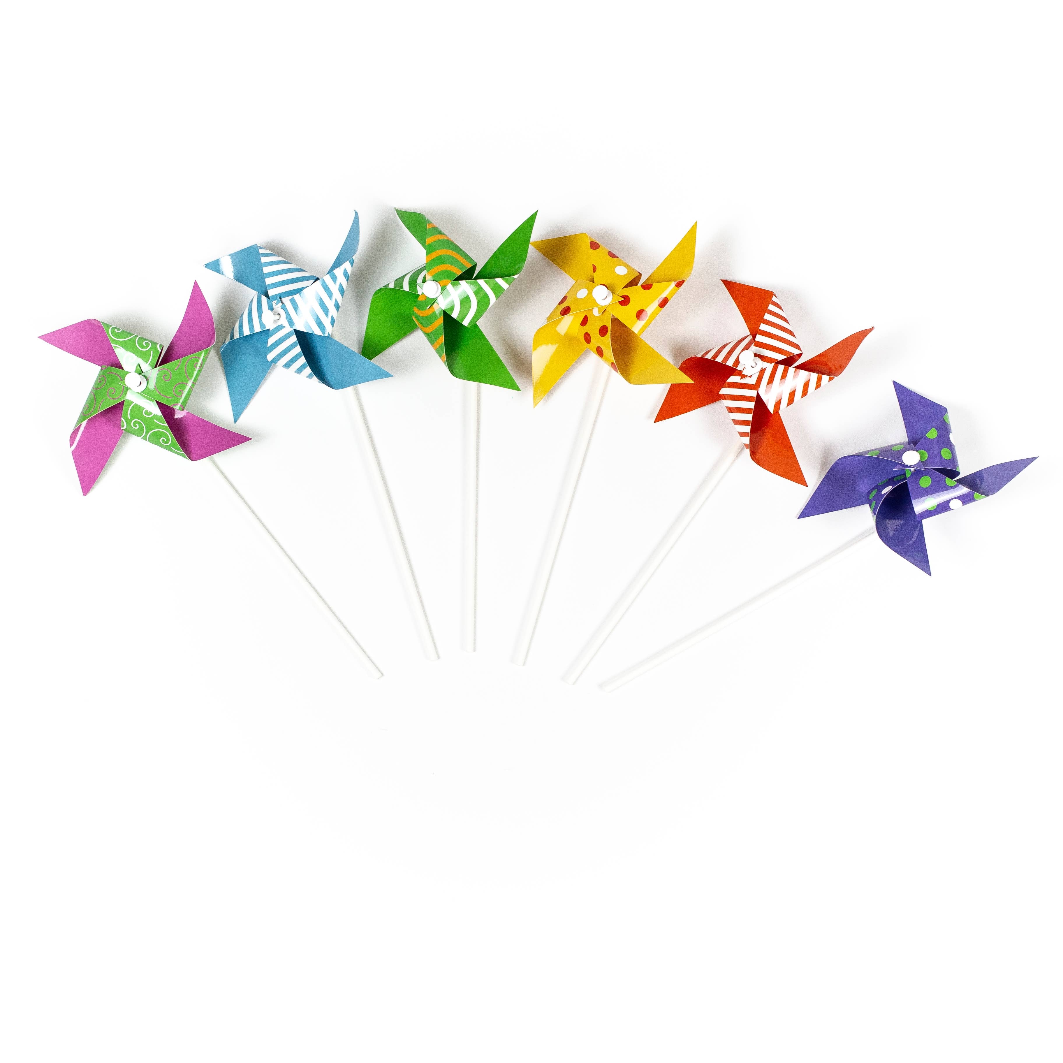 Pinwheels Refill set of 42 colorful spinning pinwheel toys