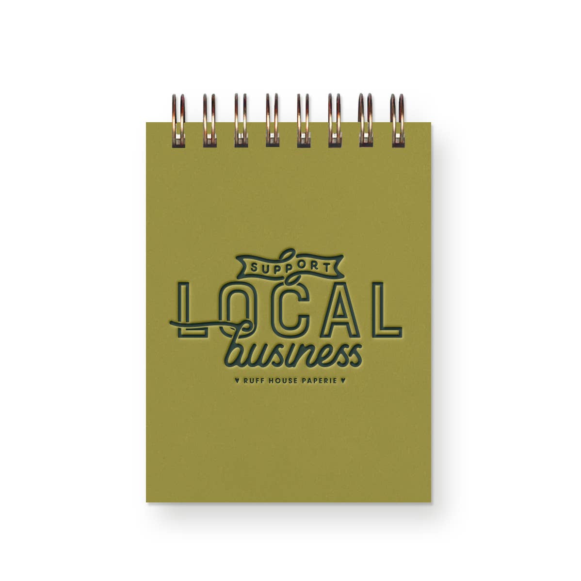 Custom Support Local Business mini jotter notebook custom design