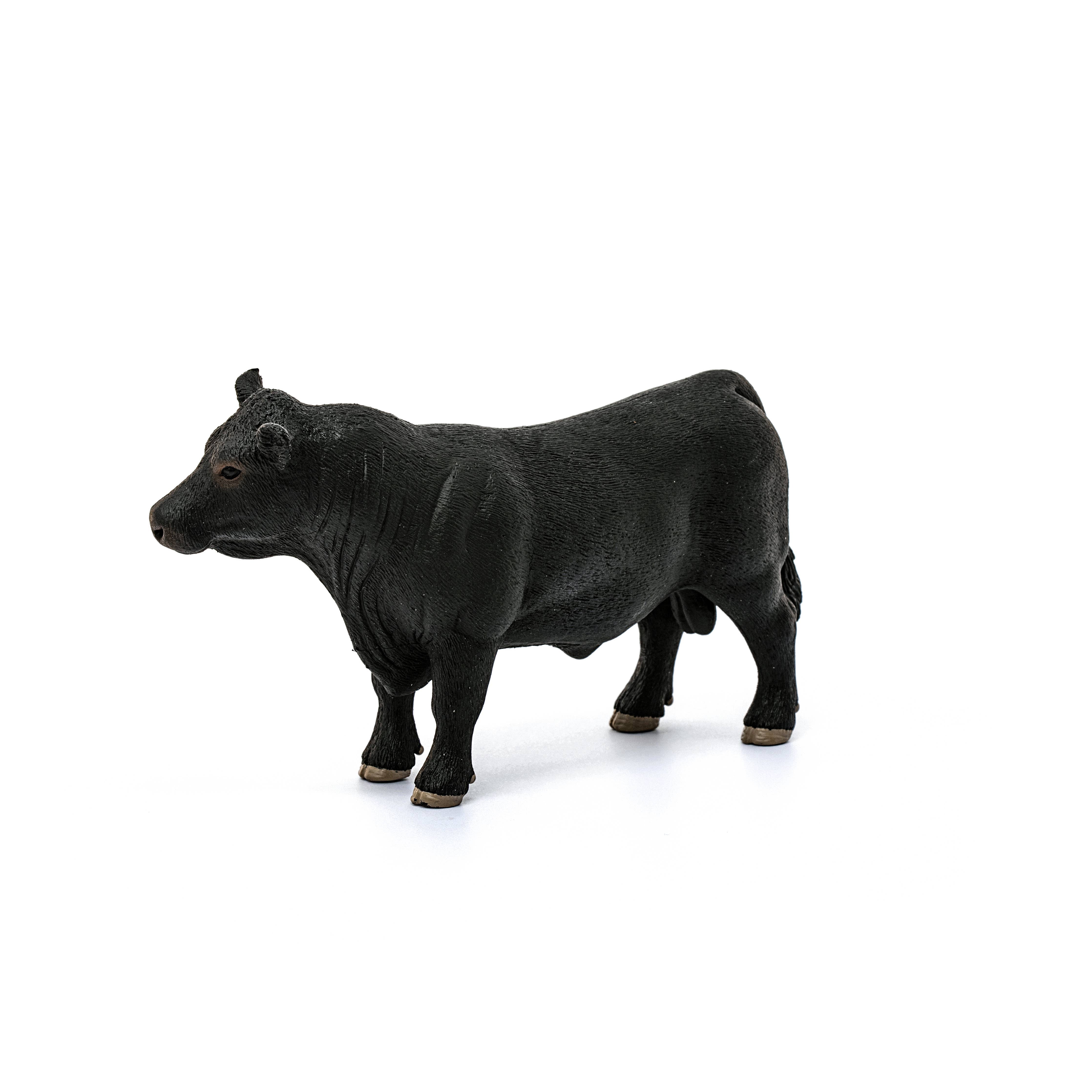 Black Angus Bull Farm Animal Toy