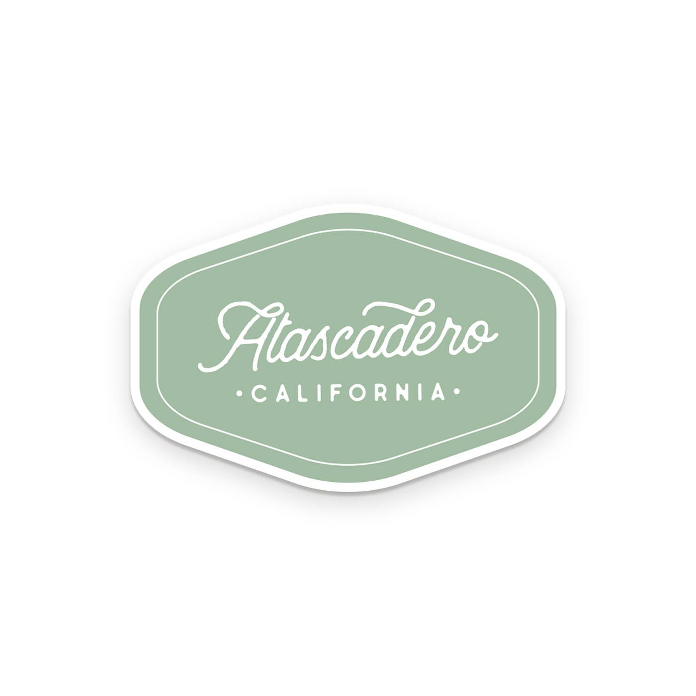 Custom City Script Sticker design variant