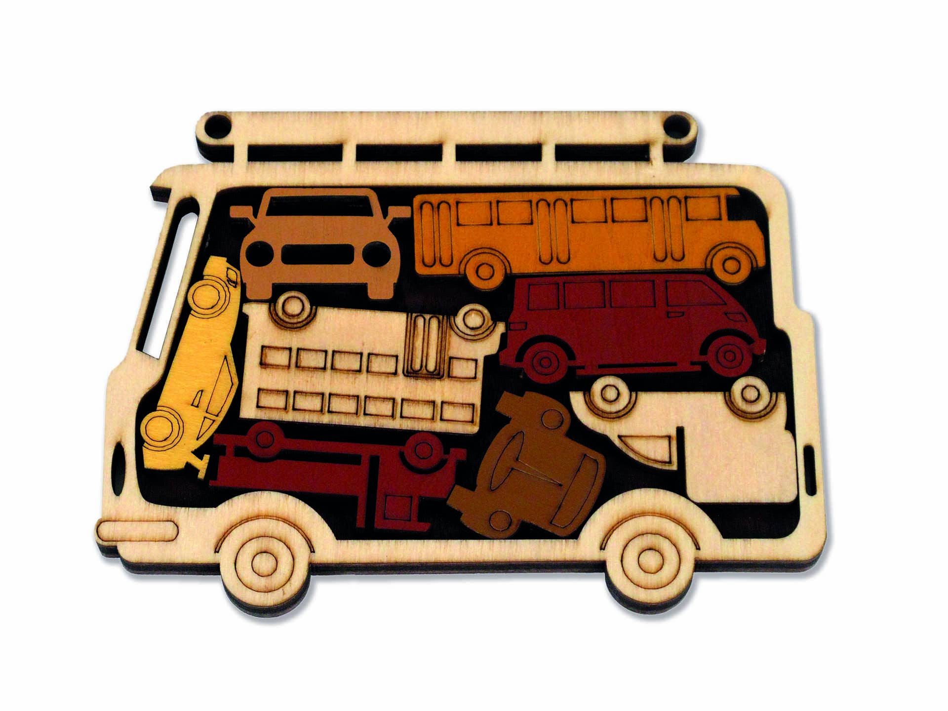 Constantin Car Park Puzzle wooden sliding piece game