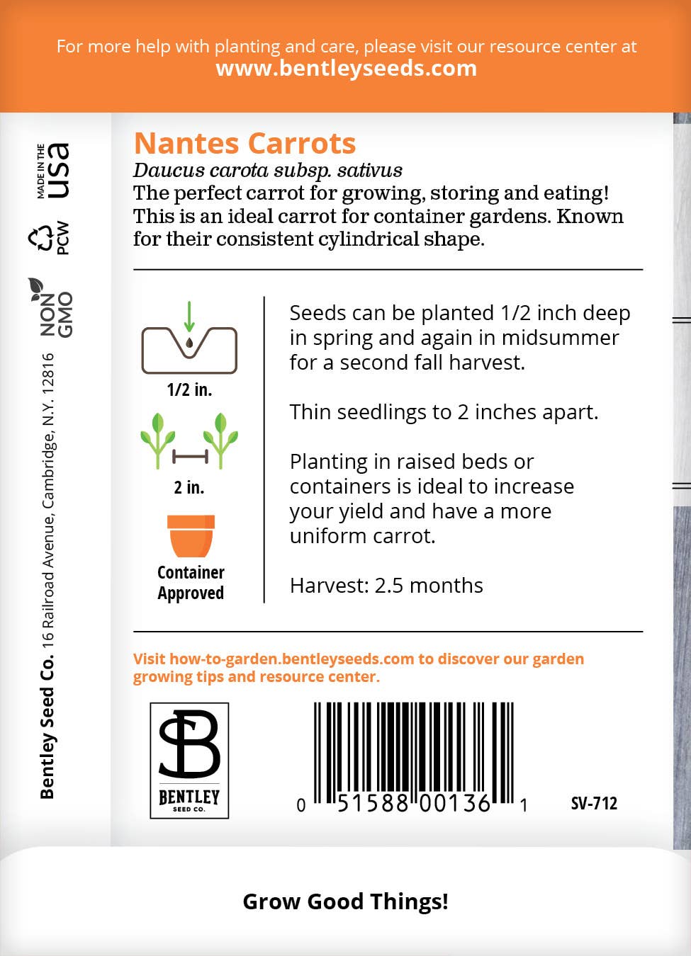 Carrot Nantes fresh harvested orange carrots