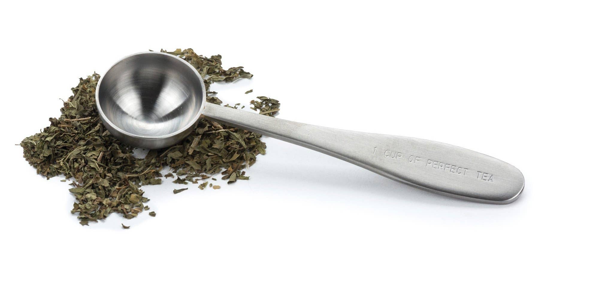 Mini tea tongs open view